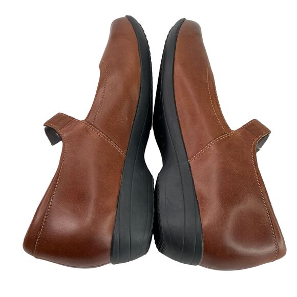 Dansko Fawna Women’s US 10 EU 40 Burnished Brown Leather Mary Jane Comfort Shoes - Picture 9 of 13